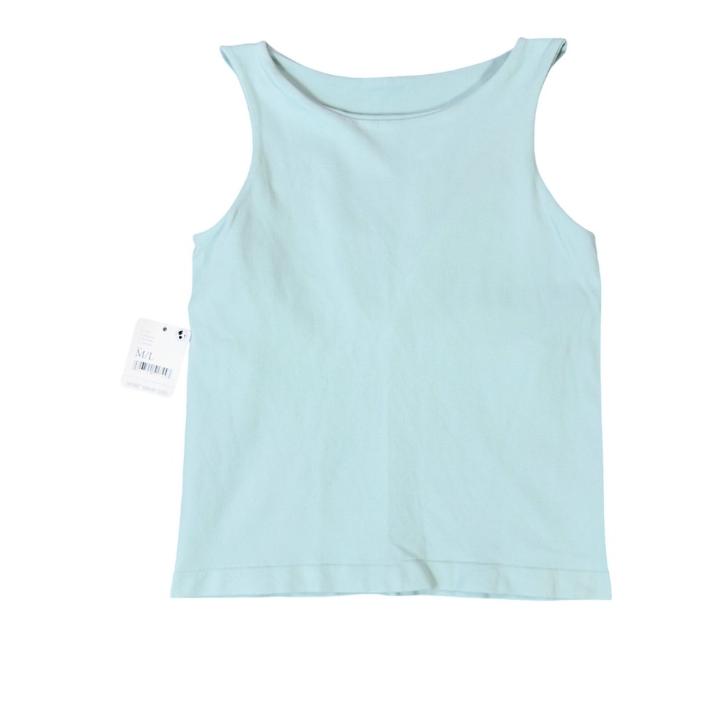 Intimately Free People Seamless Crop Tank Top Mint Green High Neck M/L NEW